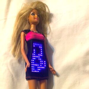 Barbie doll that lights up